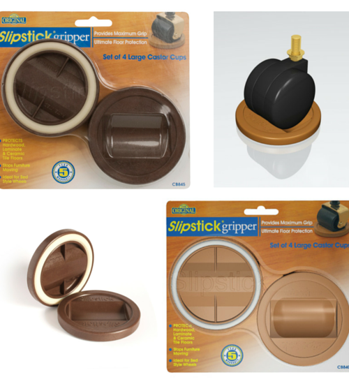 Slipstick Foot Castor Large Castor Cups Furniture Care Products