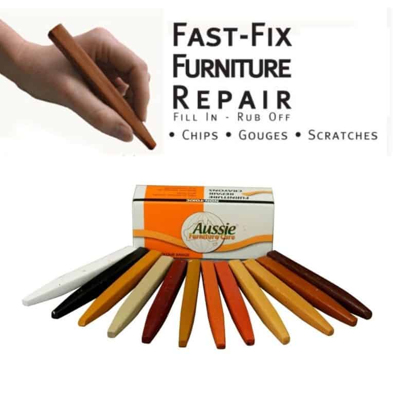Furniture Repair Crayons Mixed Wood Tones 12 Pack Furniture Care Products