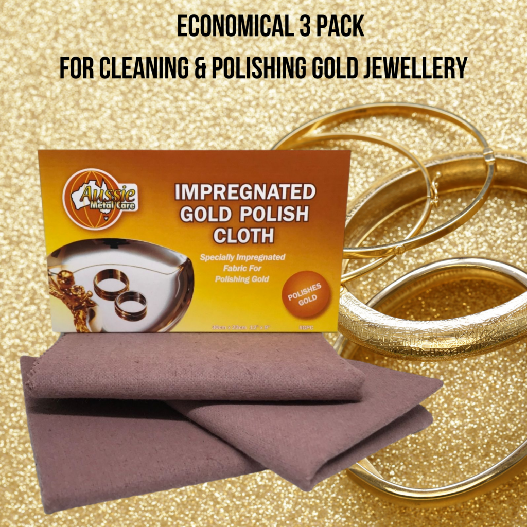 AMC Gold Cleaning & Polishing Cloth Triple Pack