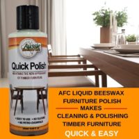 AUSSIE FURNITURE CARE QUICK POLISH LIQUID BEESWAX FURNITURE POLISH FOR CLEANING 