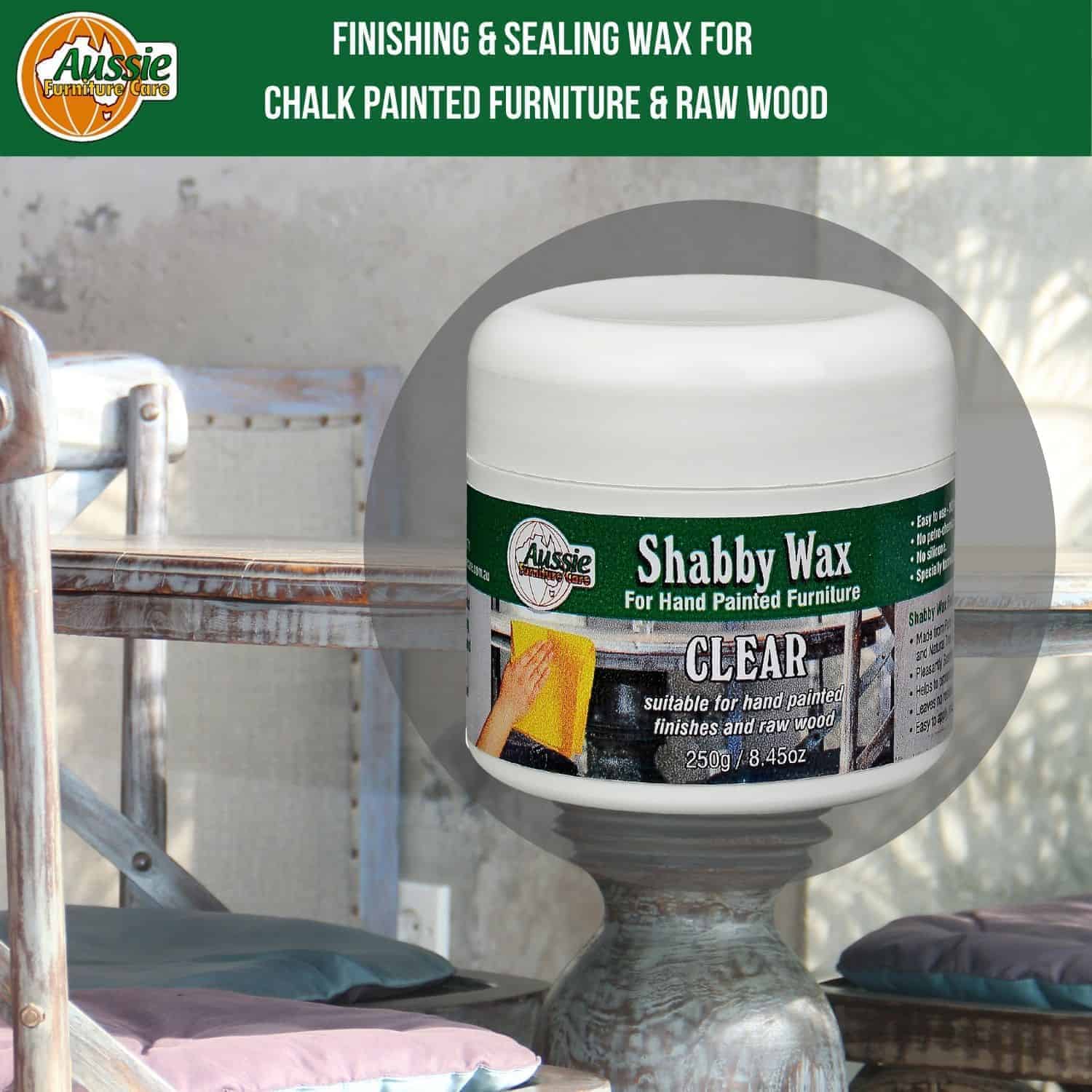 Finishing Wax For Chalk Paint & Raw Wood Furniture Furniture Care