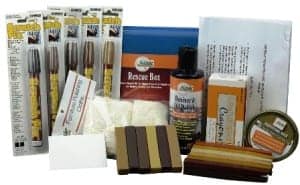 Aussie Furniture Care Rescue Box Furniture Repair Kit Rescue Box Contents