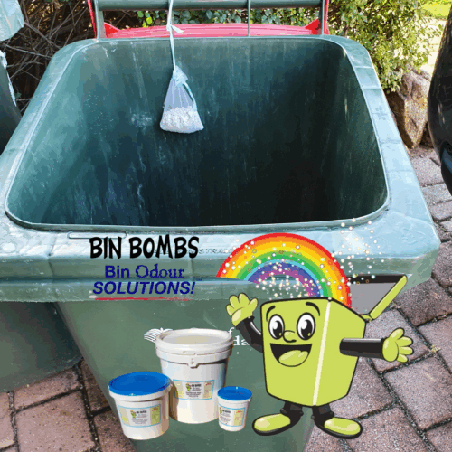 Bin Bombs Bin Odour Solutions Organza Bag Inside Bin