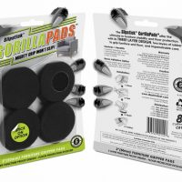 Front & Rear View of Slipstick Gorilla Pads Furniture Grippers & Floor Protectors 50mm Round