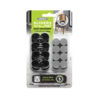 CB190 Furniture Sliders in packet