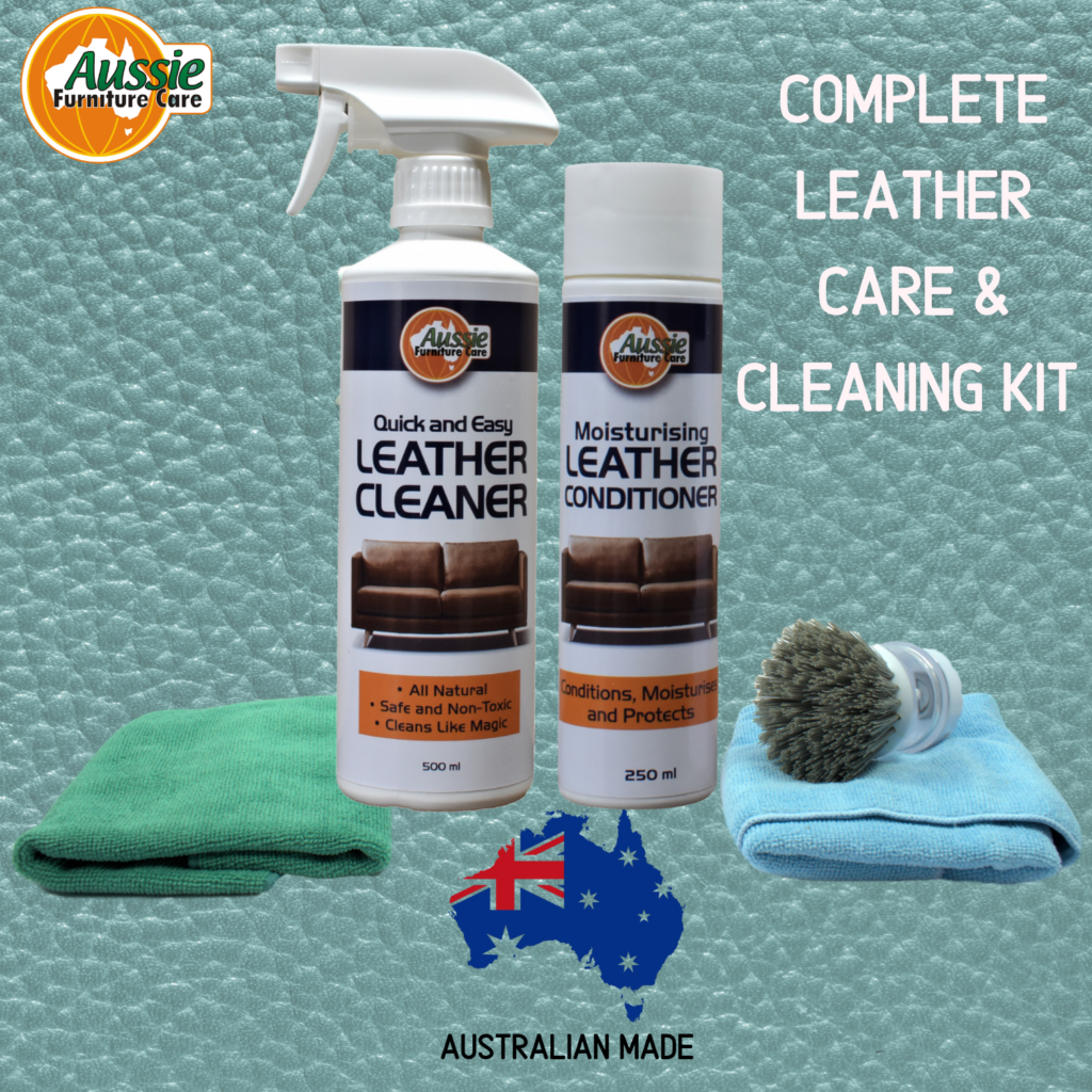 Leather Care Cleaning Kit With Leather CleanerLeather Conditioner