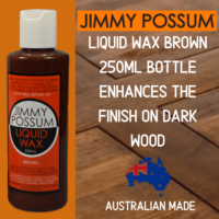 Jimmy Possum Liquid Wax BROWN 250ml