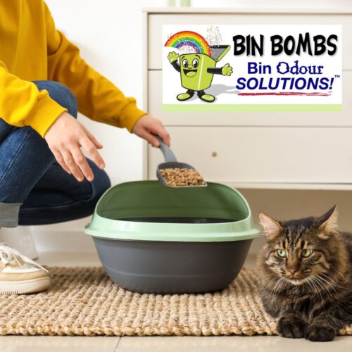 Eliminate Cat Litter Odour with Bin Bombs Odour Elimination Pellets