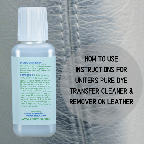Dye Transfer Cleaner & Remover For Leather Furniture Care Products