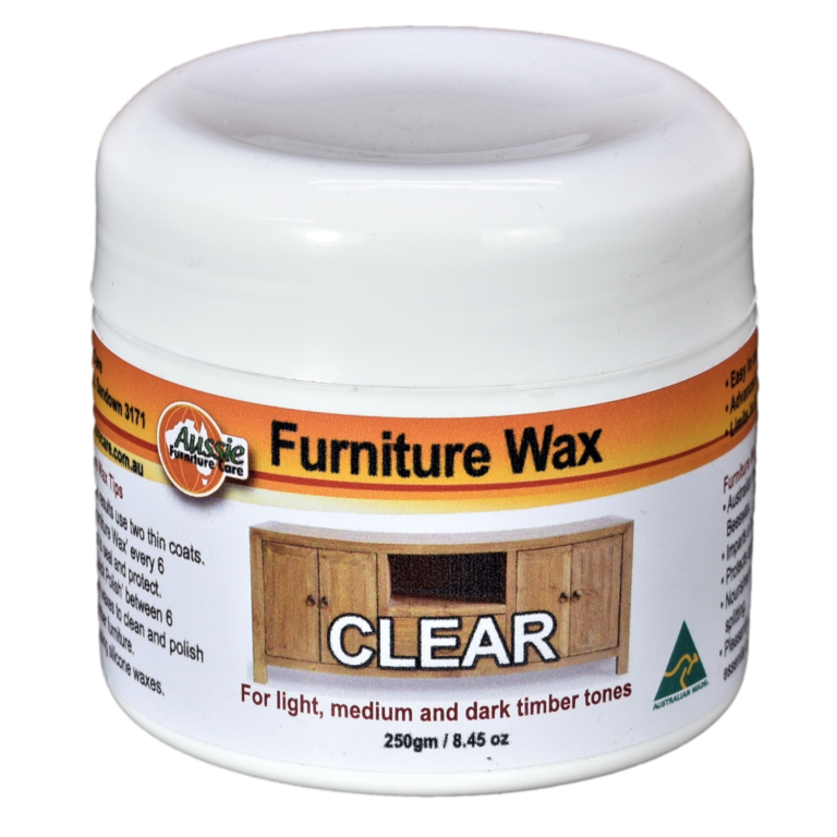 Furniture Wax Beeswax Paste Clear 250gr Furniture Care Products