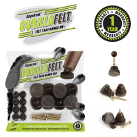 CB259 Slipstick Gorilla Felt Swivel Foot 25mm For Chairs With Angled Legs