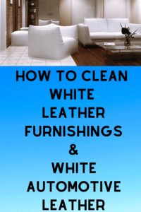 Image How to Clean White Leather