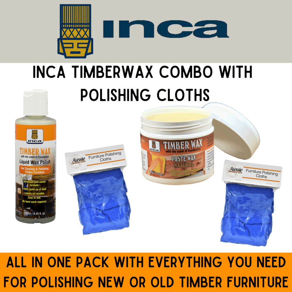 Inca Timberwax Liquid Wax Furniture Polish 250ml Furniture Care Products