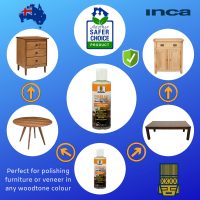 Inca Timberwax Liquid Wax Uses Wheel
