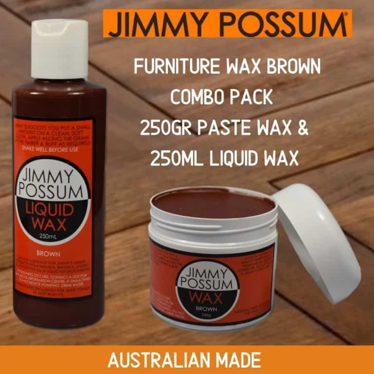 Jimmy Possum Furniture Wax Brown Combo Pack Furniture Care Products