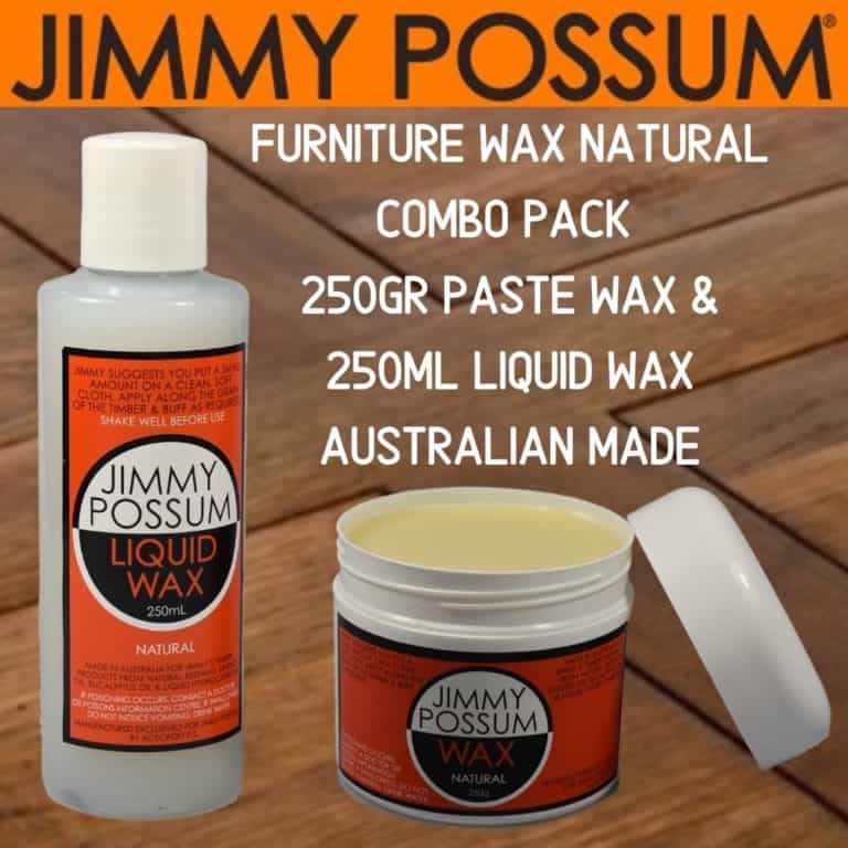 Jimmy Possum Furniture Wax Natural Combo Pack Furniture Care Products