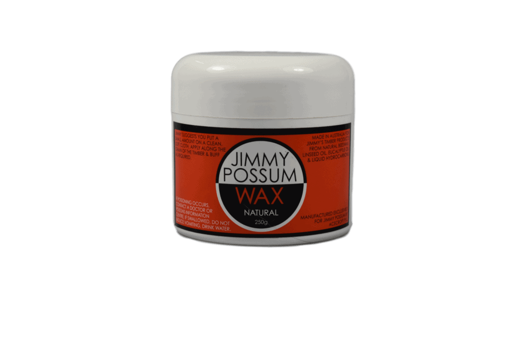 Jimmy Possum Wax (Paste) Natural 250ml Furniture Care Products