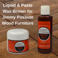 Liquid & Paste Wax Brown for Jimmy Possum Wood Furniture