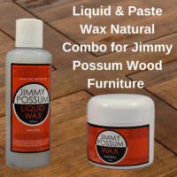 Liquid & Paste Wax Natural Combo for Jimmy Possum Wood Furniture