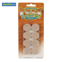 Slipstick Felt CB013 25mm Round Felt Floor Protectors