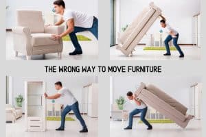The Wrong Way To Move Furniture | Furniture Care Products The Wrong Way To Move Furniture